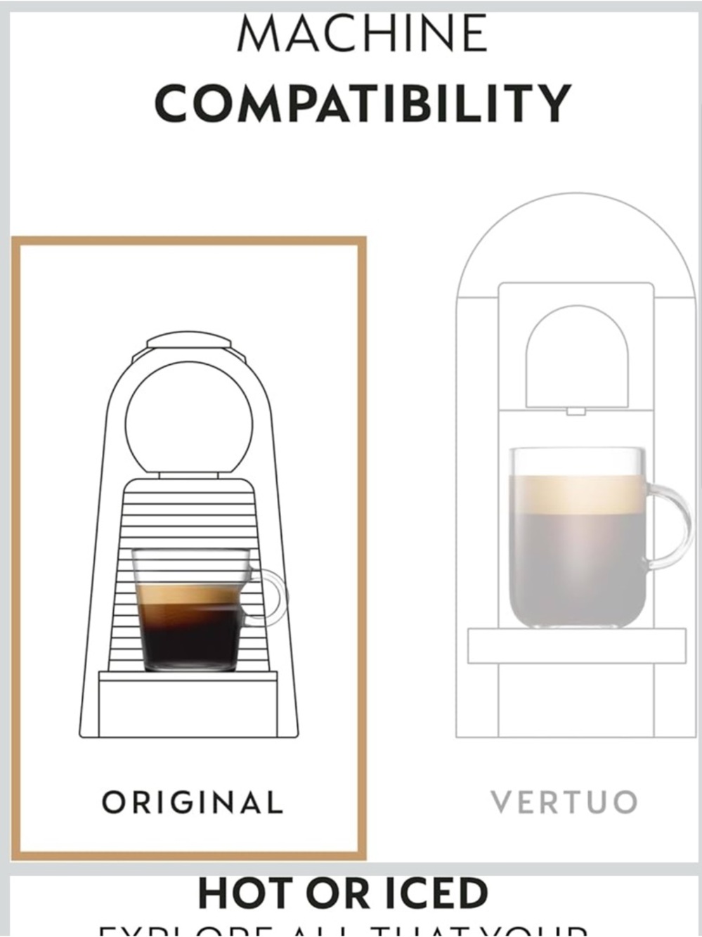 Nespresso Capsules Original Line, Ristretto Intenso, Dark Roast Coffee, 50 - Picture 3 of 3